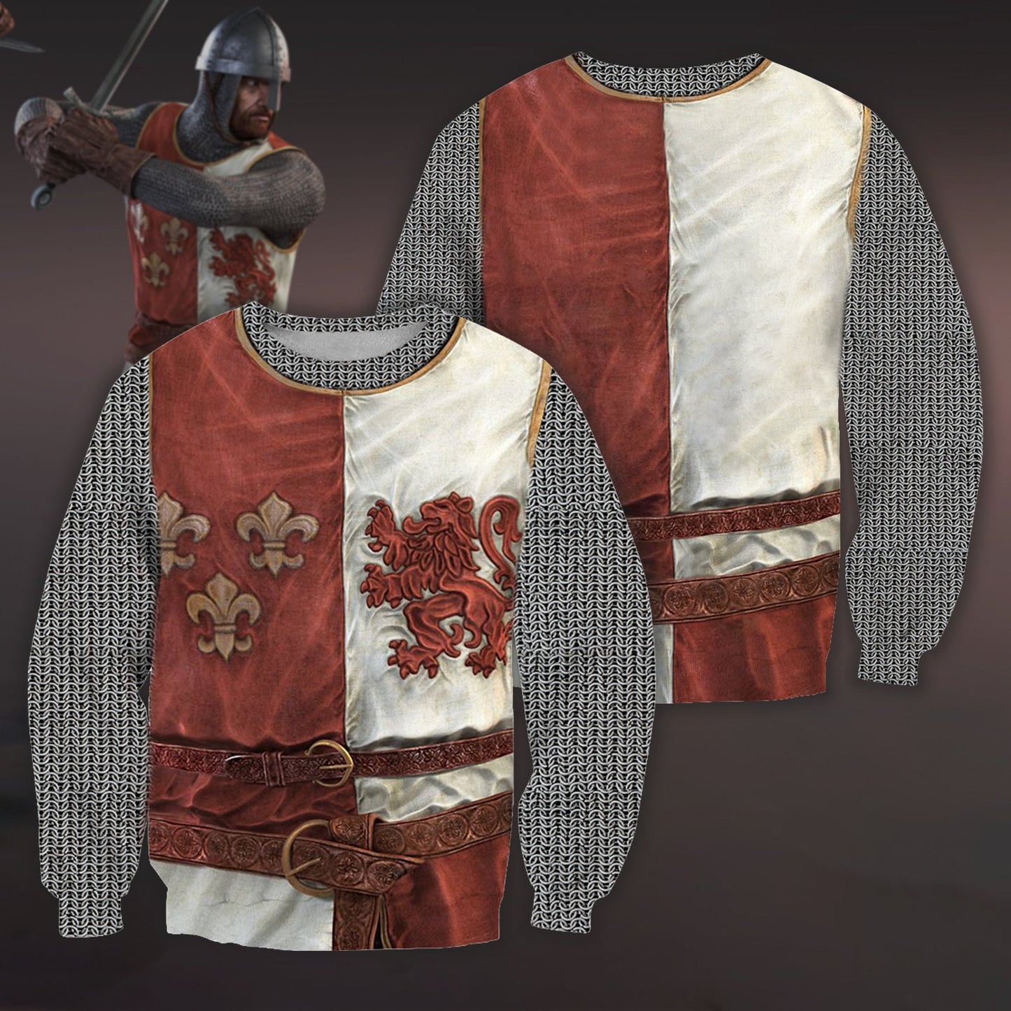 3D All Over Printed Knight Shirts - Amaze Style™-Apparel