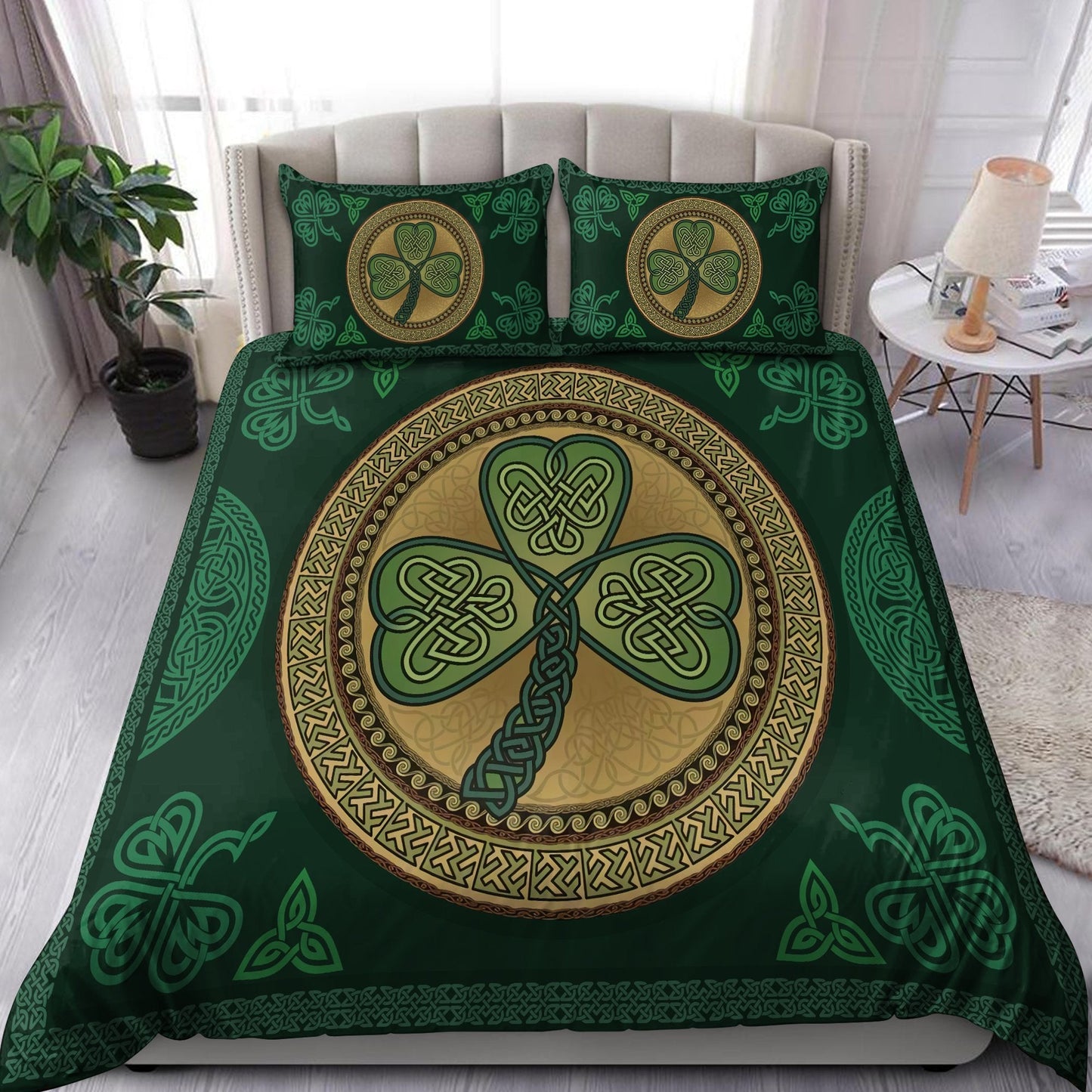 Irish Sharock St Patrick Day 3D All Over Printed Bedding Set