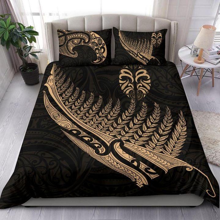 Tiki Silver Fern Tattoo Bedding Set