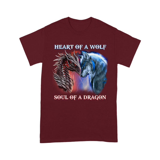 Heart Of A Wolf, Soul Of A Dragon T-shirt
