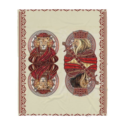 Lion Sherpa Blanket