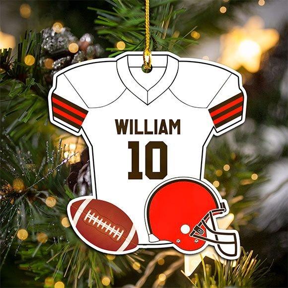 Personalized Ornament Football - FB05