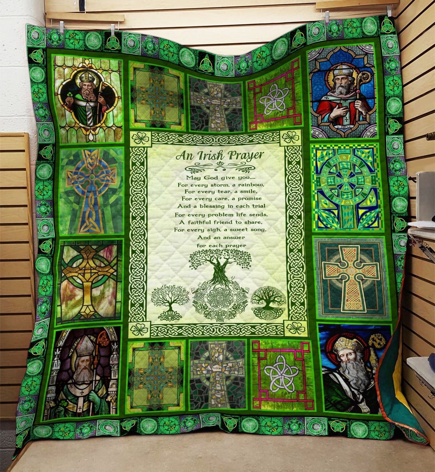 Irish Saint Patrick Day 3D All Over Printed Quilt