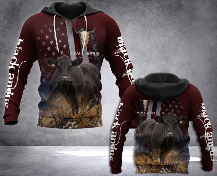 Cattle 3D All Over Printed Hoodie For Men And Women