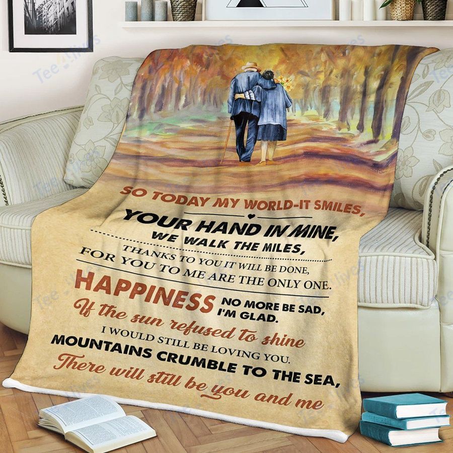 Custom Blanket To My Wife-Best Gift For Wife-Sherpa Blanket TA