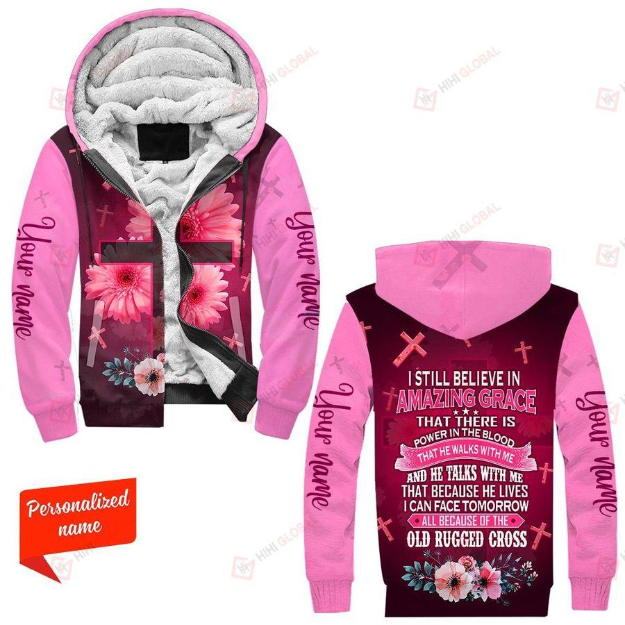 I Still Believe In Amazing Grace That There's Power In The Blood That He Walks With. Me All Over Printed Shirts Hoodie TA
