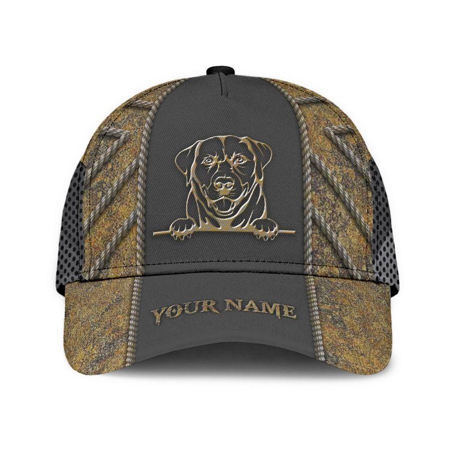 Personalized Labrador Retriever 3D Printed Cap