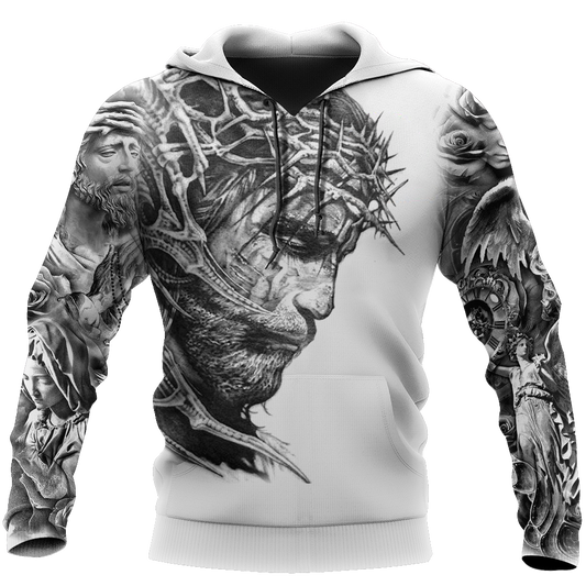 Faith in God Gothic Vibe - Christian - 3D All Over Printed Style for Men and Women