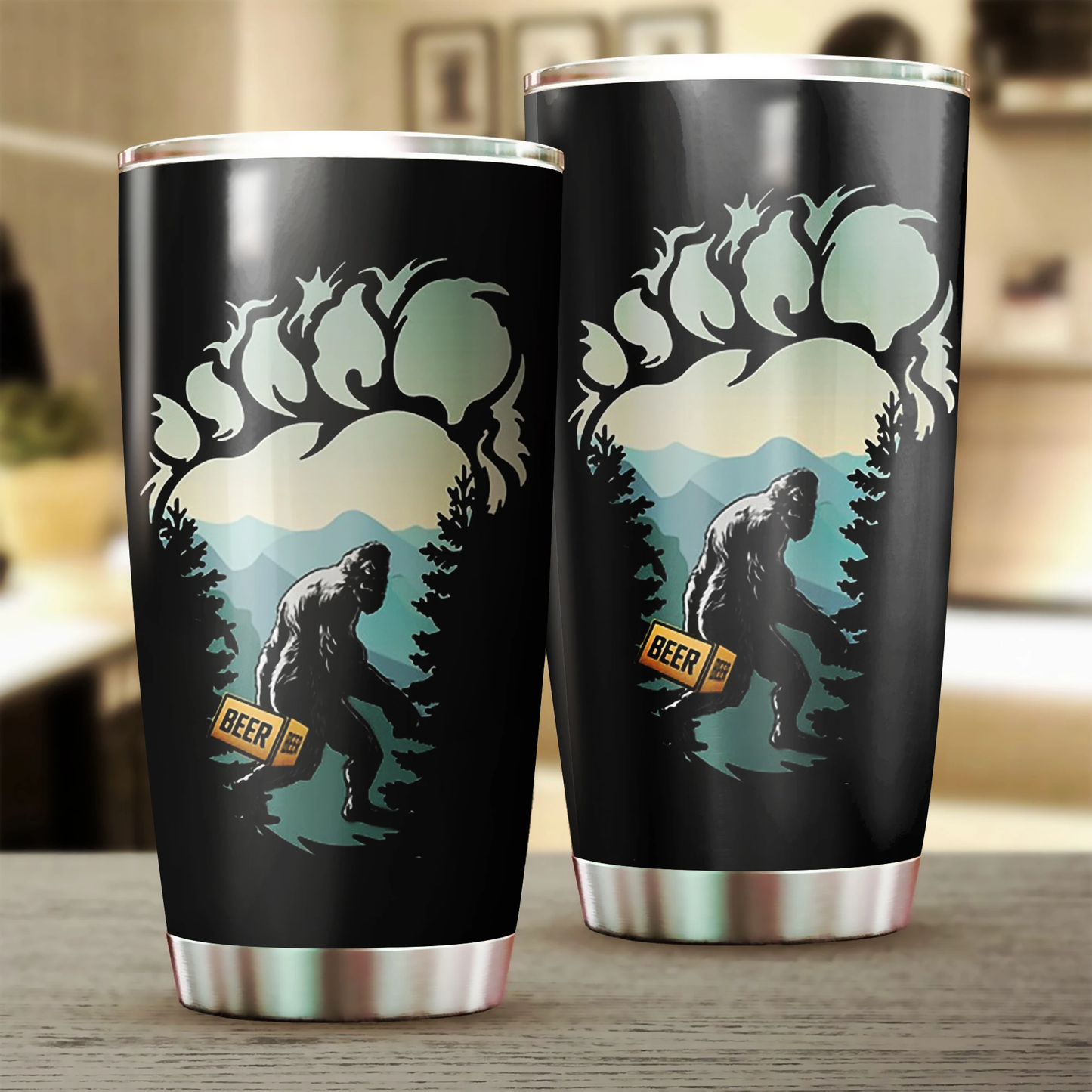 Personalized Name Camping Stainless Steel Tumbler