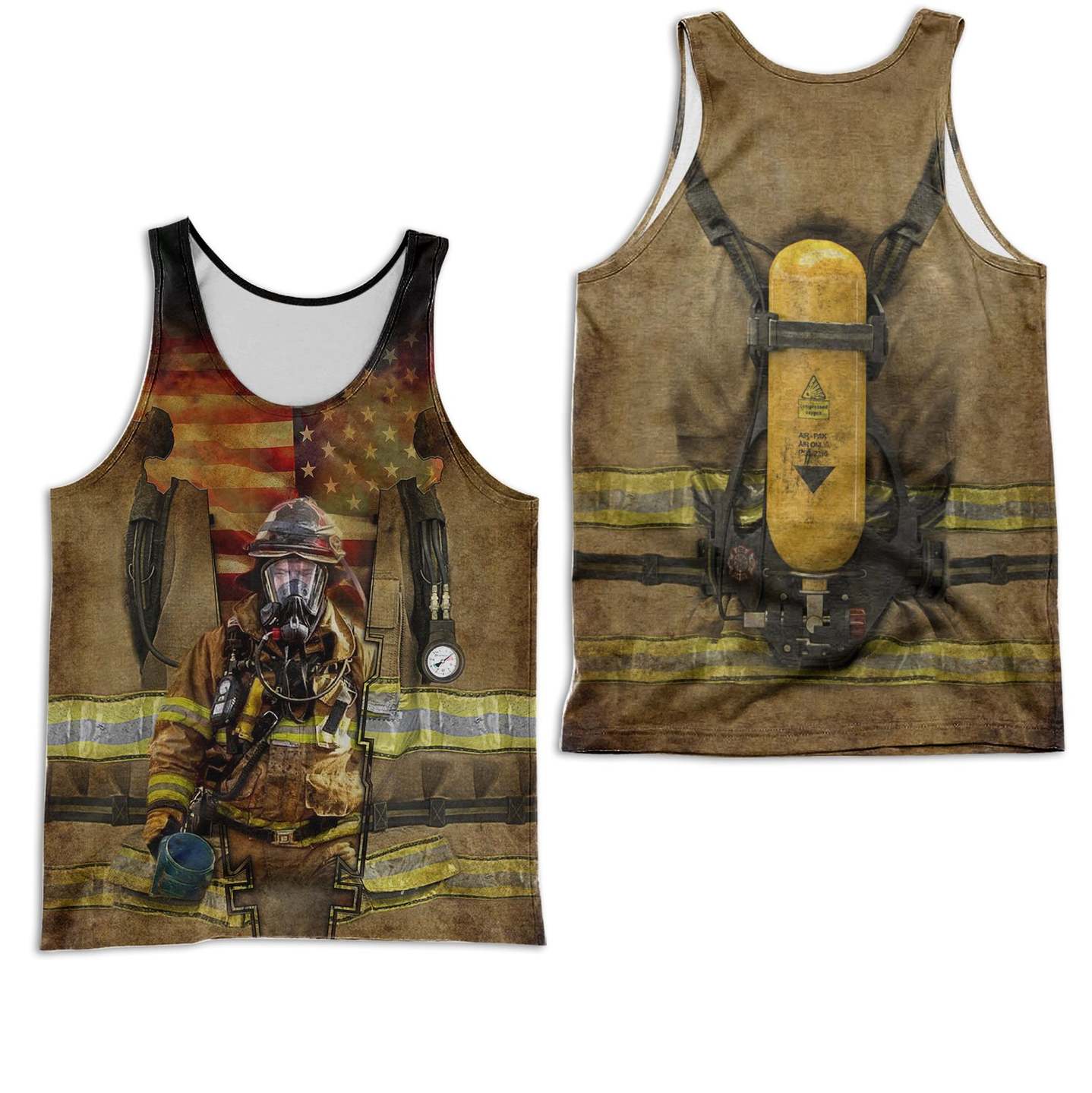 FIREFIGHTER 3D ALL OVER PRINTED HOODIE MP845 - Amaze Style™-Apparel