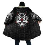 Satanic 5 Letters Hooded Coat MP855 - Amaze Style™-Apparel