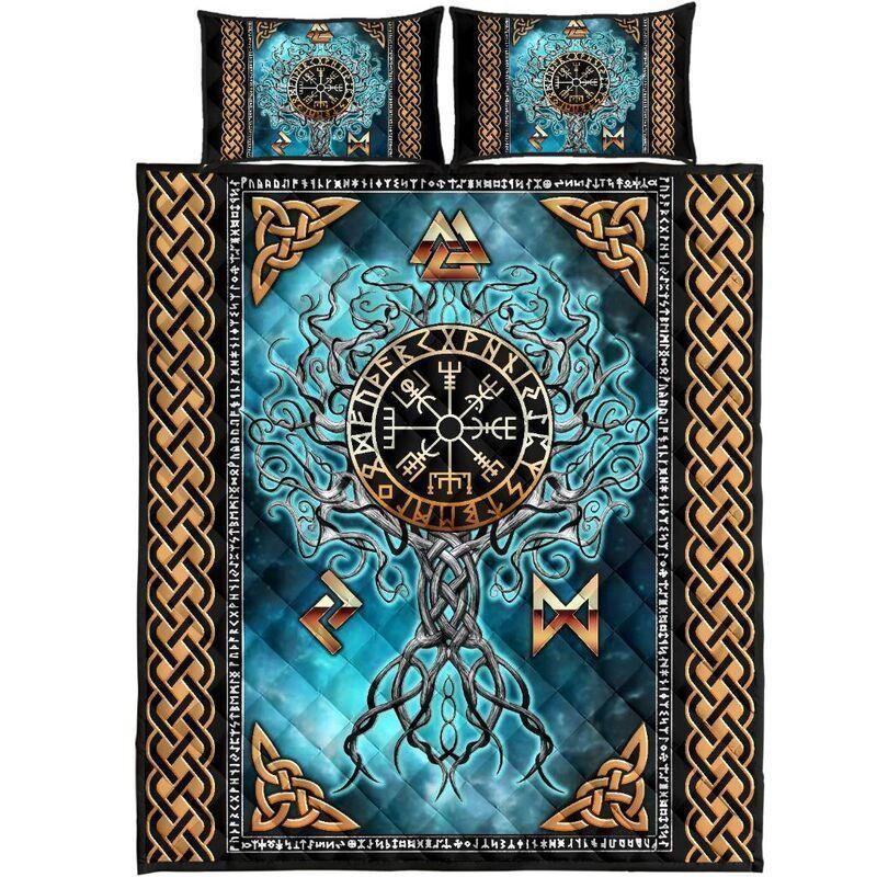 LOVE VIKING QUILT BED SET-Amaze Style™-King-Vibe Cosy™