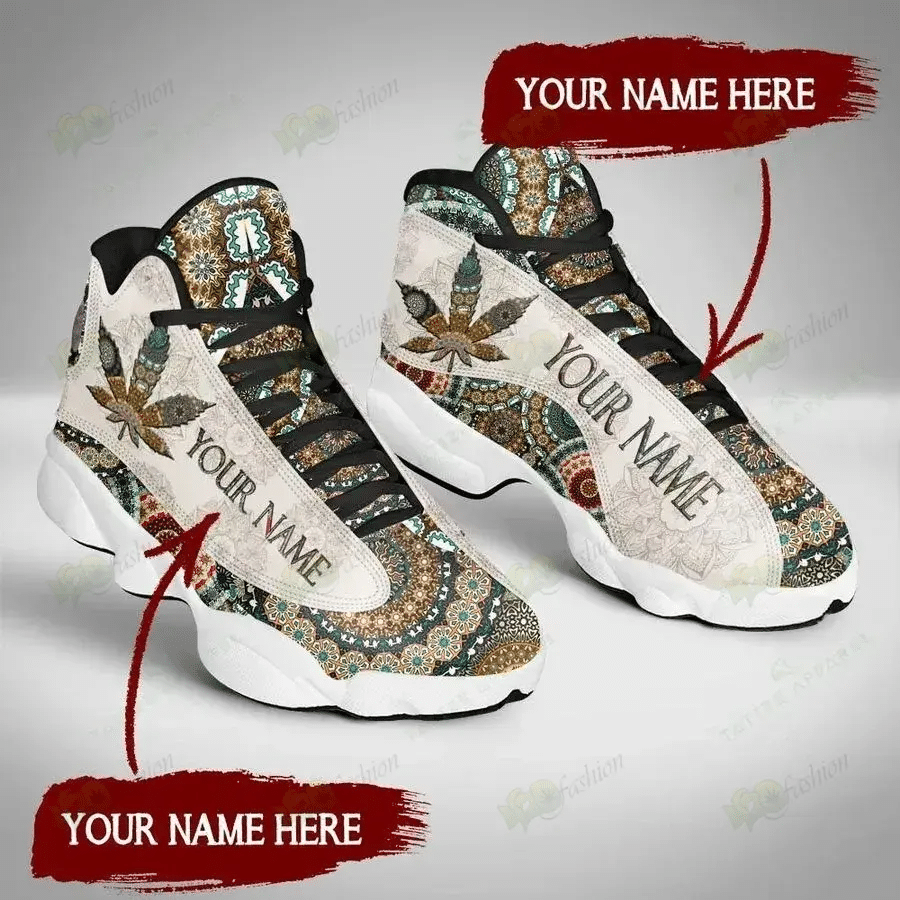 WEED AIR JORDAN 13 SNEAKERS JD13 XIII SHOES 18092104.CXT