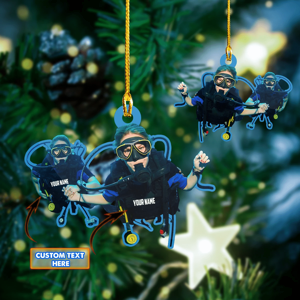 Scuba Diving Ornament CSO Scuba Diver Gift