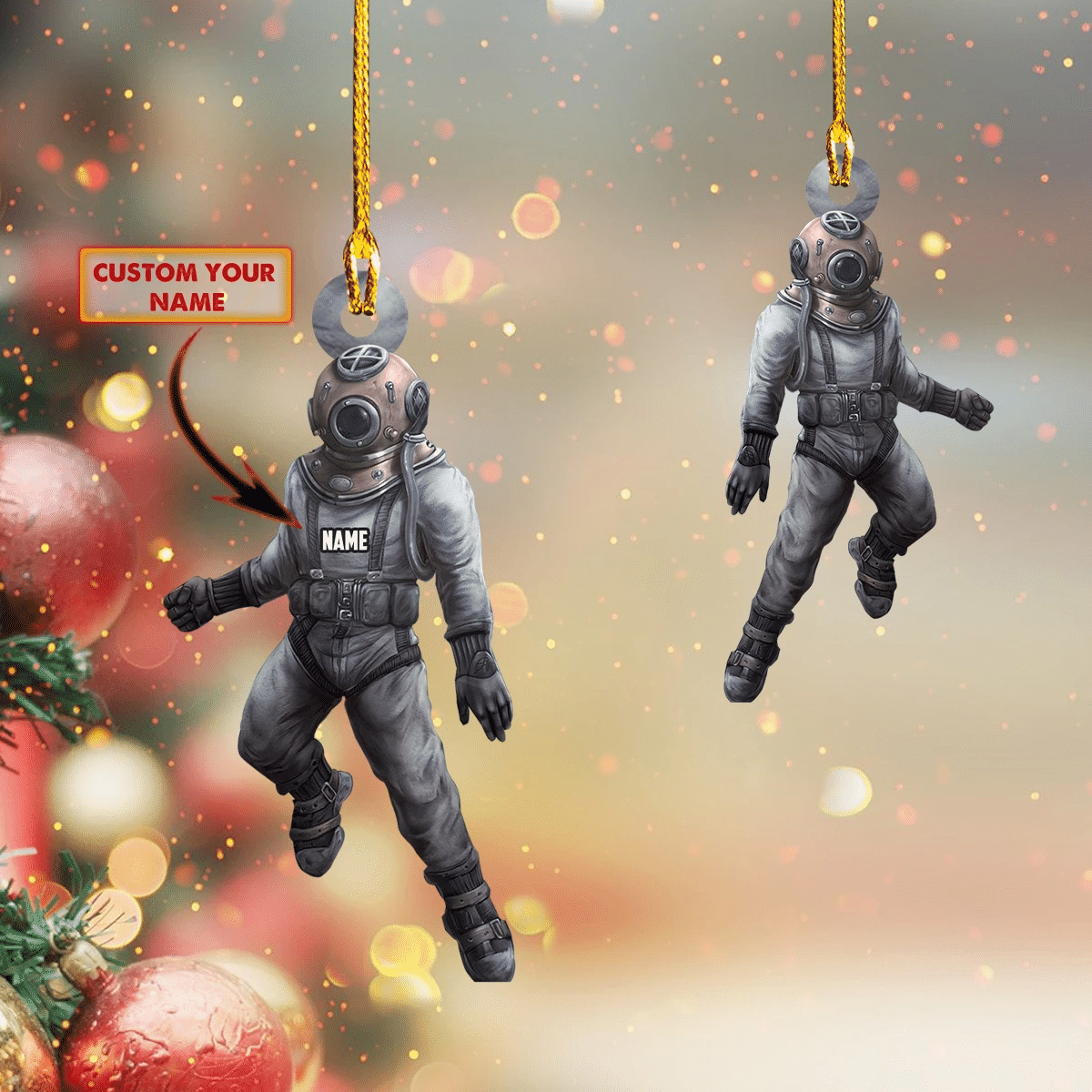 Scuba Diving Ornament CSO Scuba Diver Gift 78