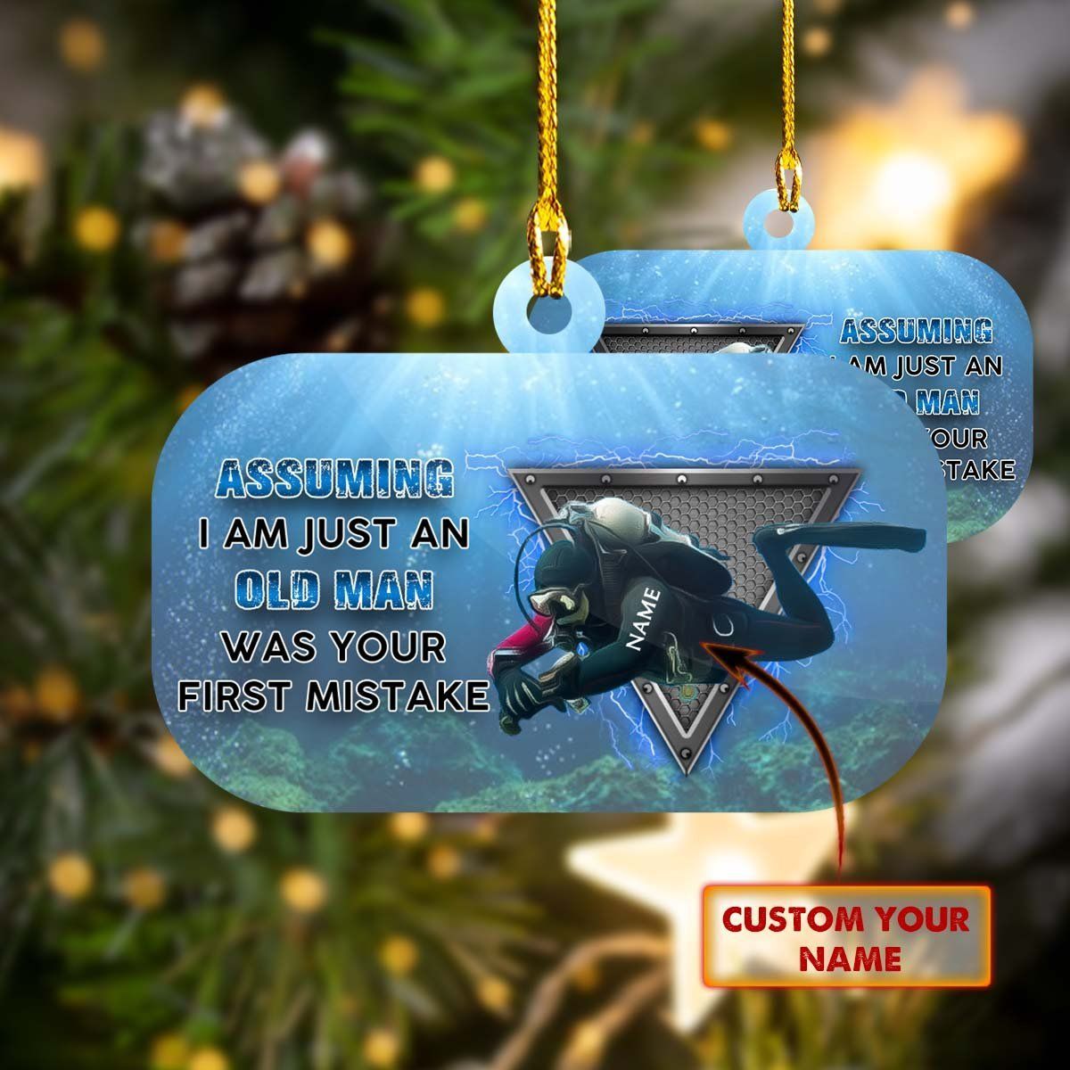 Scuba Diving Ornament CSO Scuba Diver Gift 99