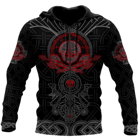 Love Viking Warriors tattoos 3D all over printed for man and women HHT30062001