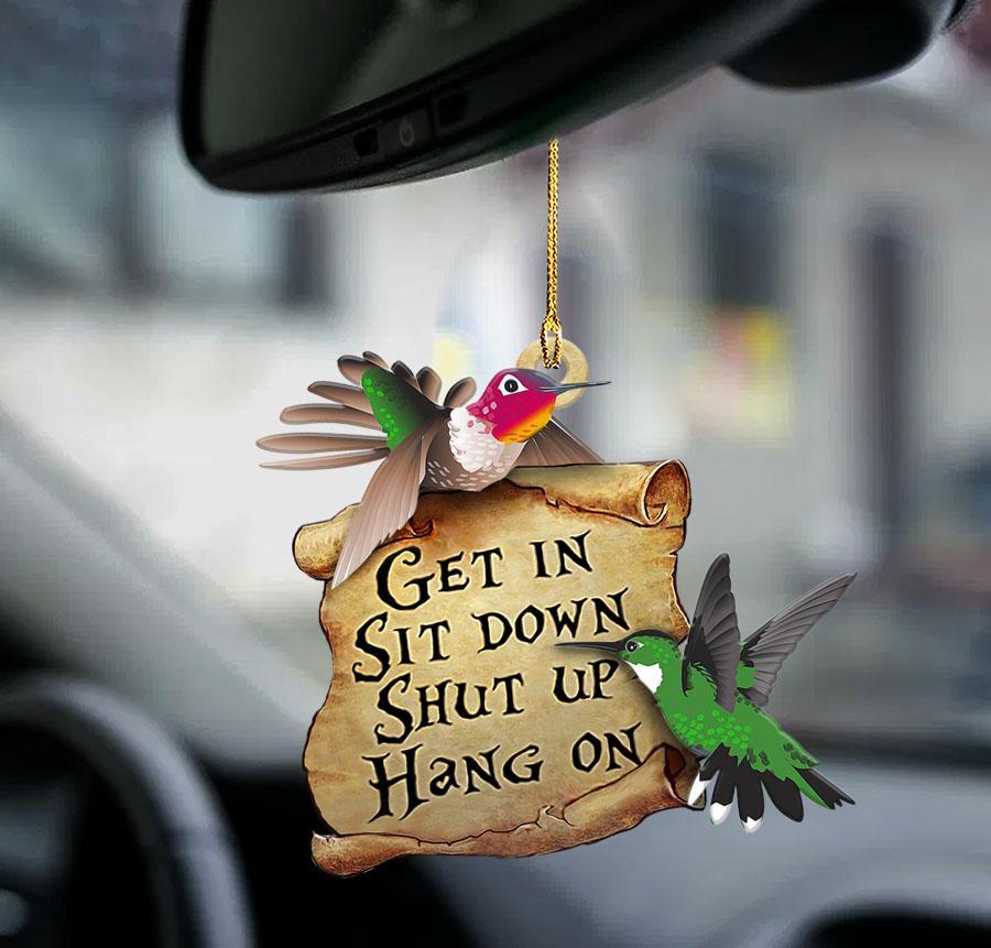 Hummingbird Get In Hummingbird Lover Two Sided Ornament