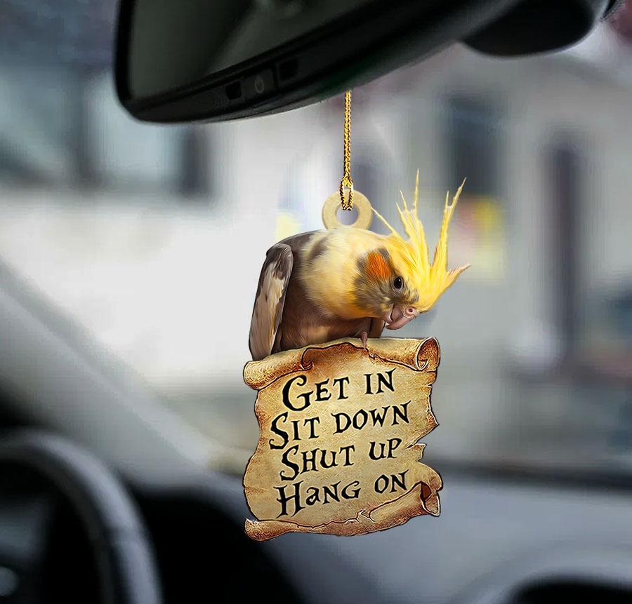 Grey Cockatiel Get In Gift For Cockatiel Lover Two Sided Ornament Cus