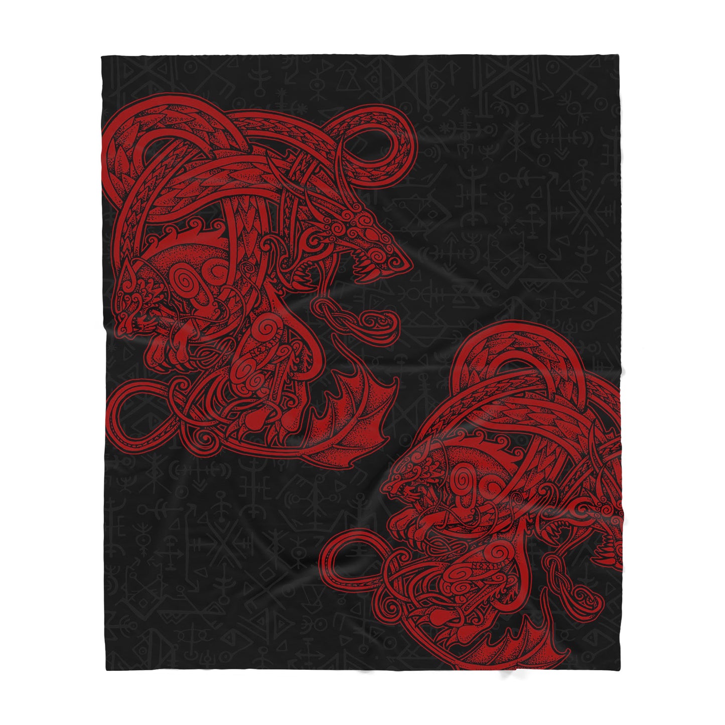 Custom Blanket Wolf Sherpa Blanket ML