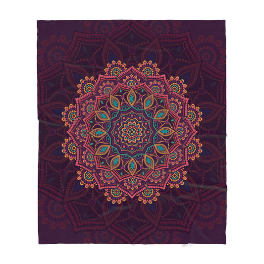 Mandala Sherpa Blanket TP
