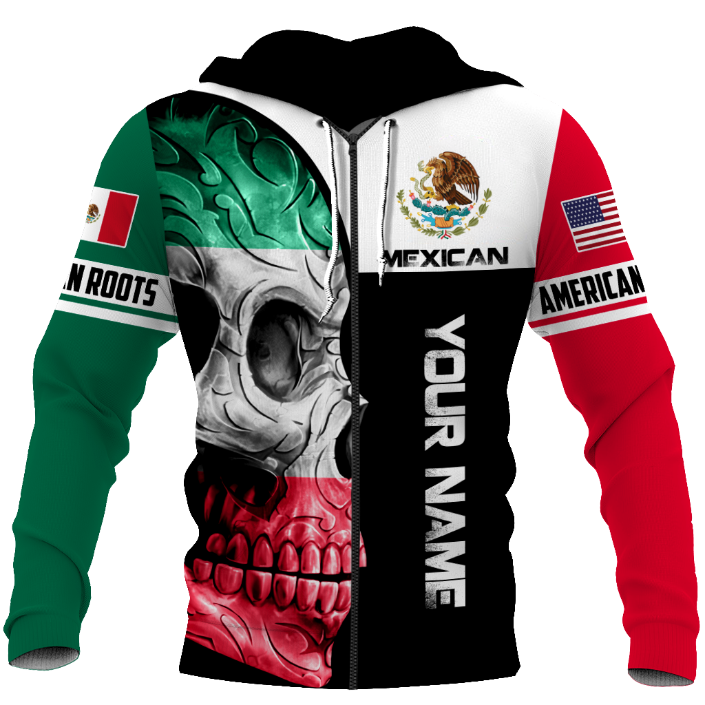 Mexican Skull 3D All Over Printed Unisex Hoodie