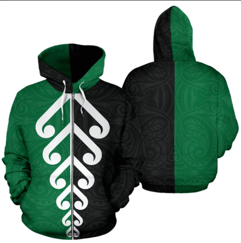 Koru Fern New Zealand Zip Up Hoodie - Amaze Style™-Apparel