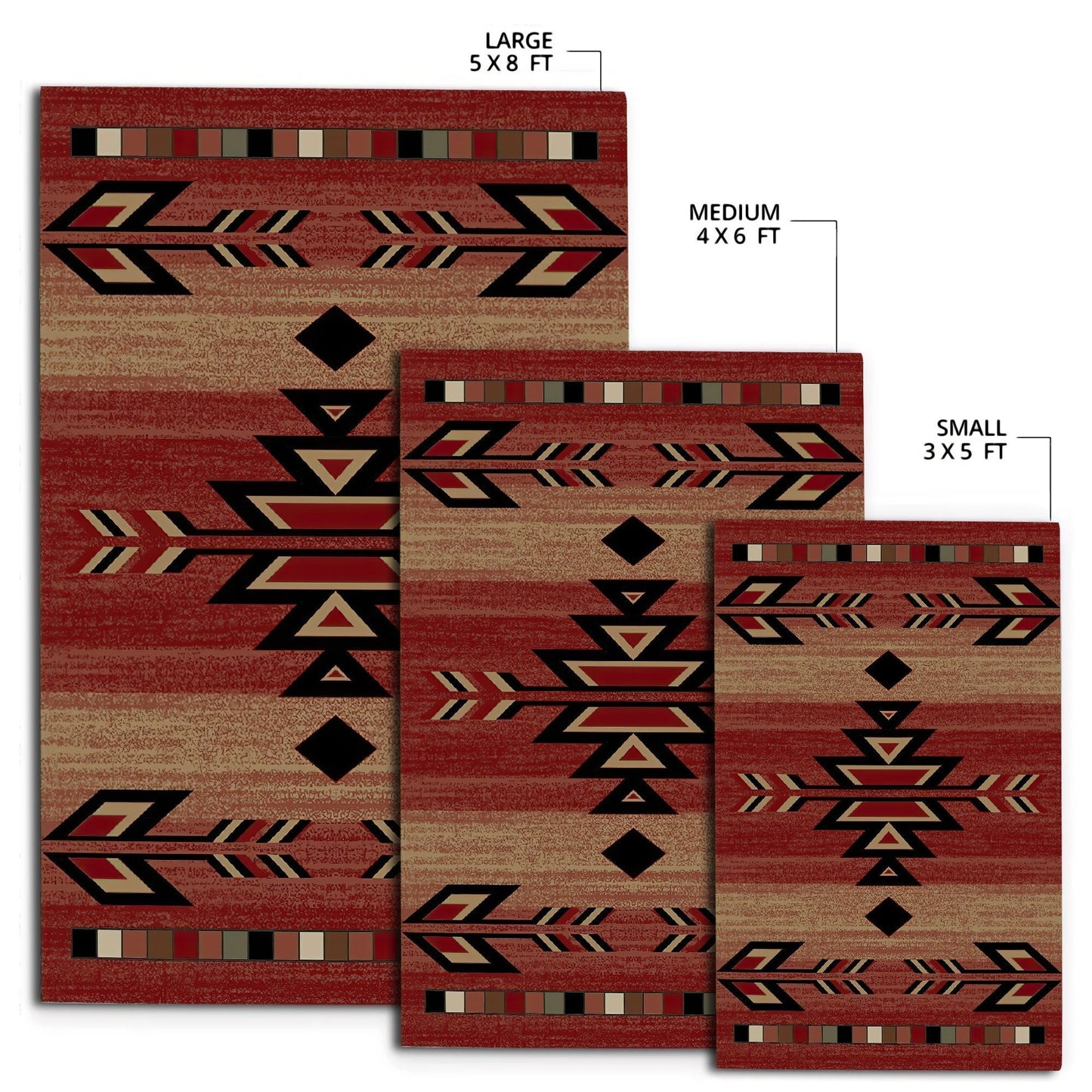 Native American Pattern Rug MEI