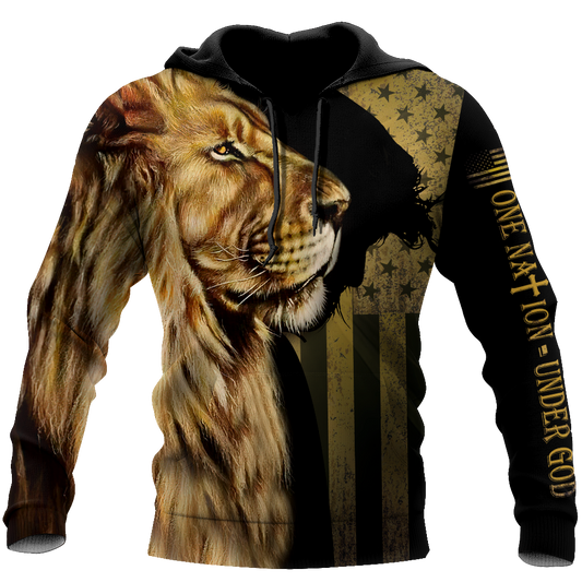 God Bless American - Lion Over Unisex Shirts