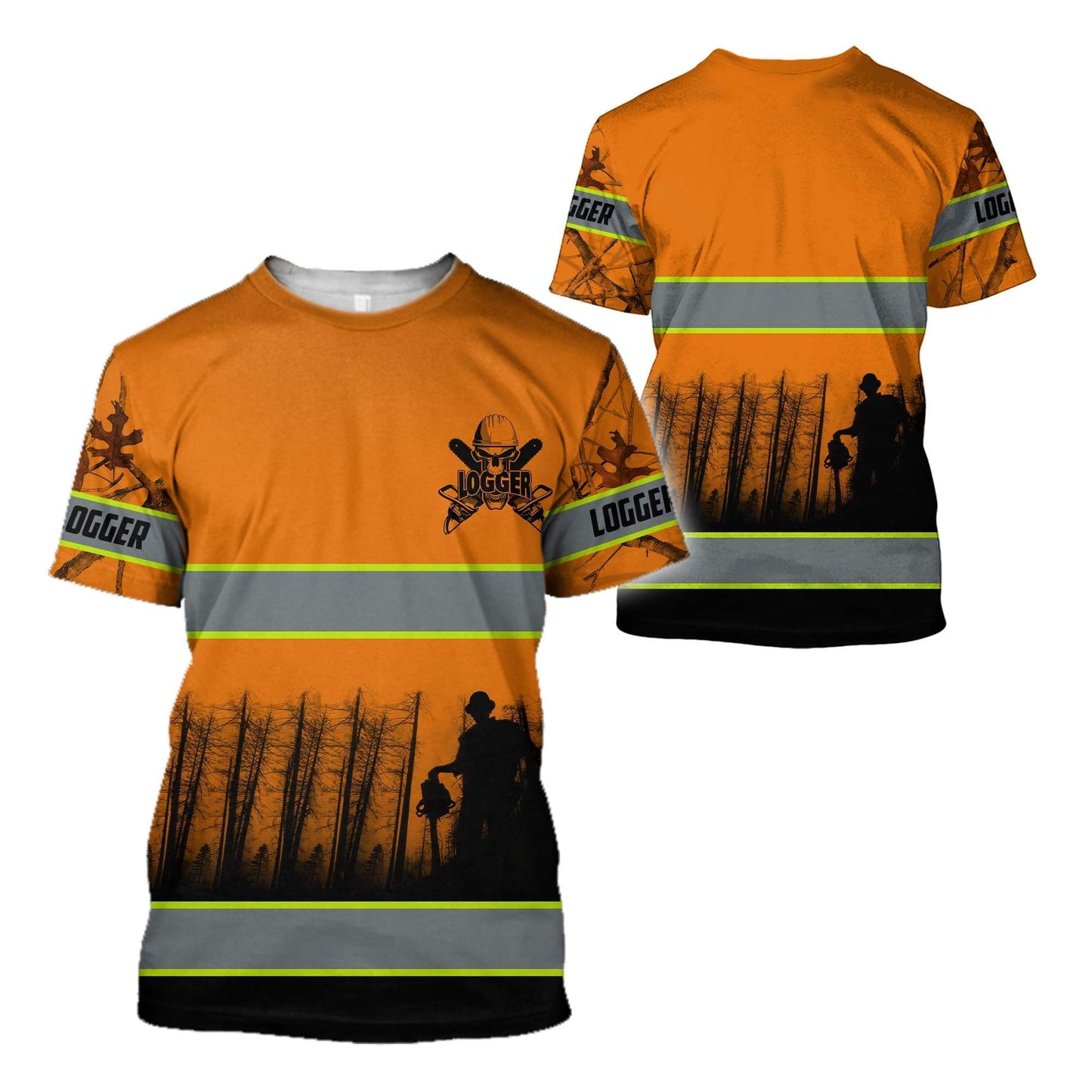 Logger Daily Work 3D Hoodie, shirt and fleece hoodie - Amaze Style™-Apparel