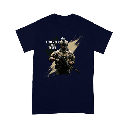 Remember and honor Veteran T-shirt HC