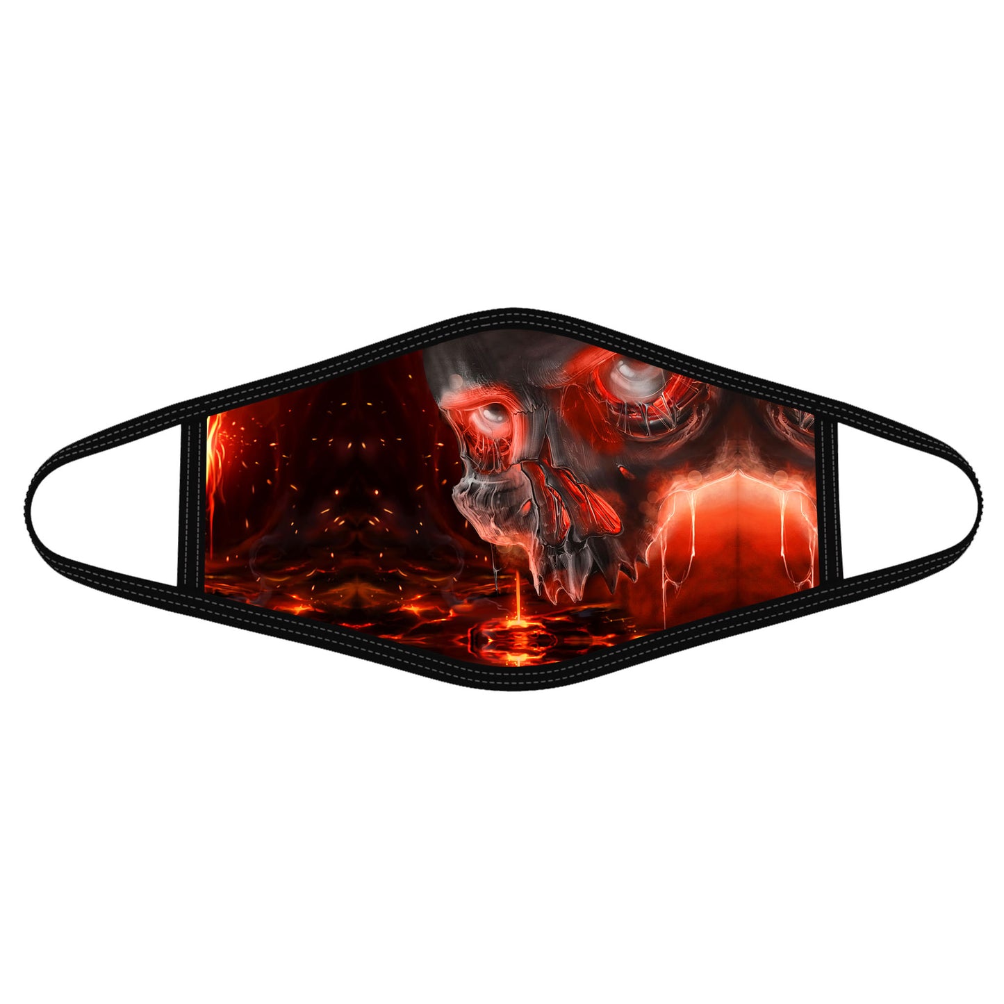 Premium Skull 3D All Over Printed Face Mask PL