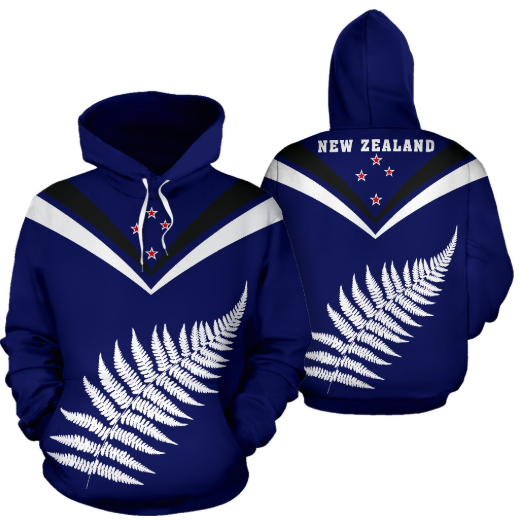 New Zealand Silver Fern All Over Print Hoodie 07 JT6 - Amaze Style™-Apparel