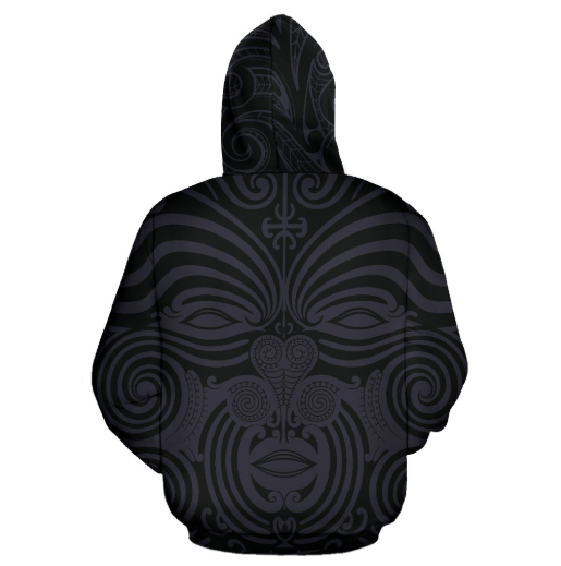 New Zealand - Maori Mask Allover Zip Hoodie A0 - Amaze Style™-Apparel