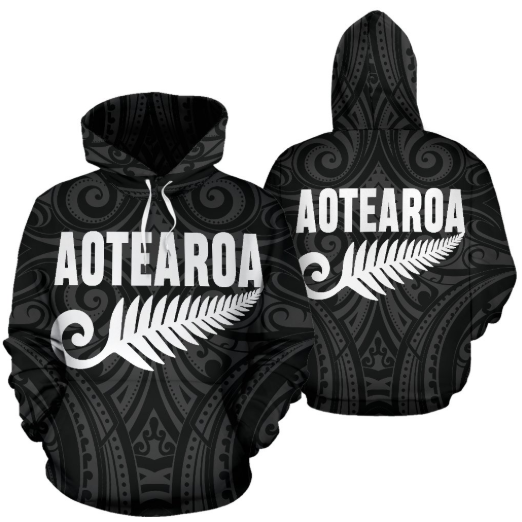 New Zealand - Aotearoa Maori Koru Silver Fern Th9 - Amaze Style™-Apparel