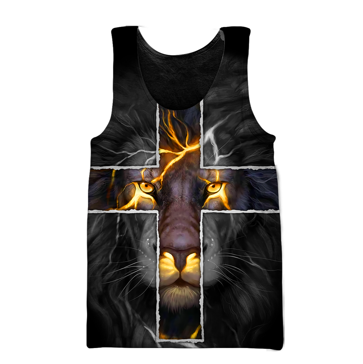 Faith in God and Lion - Christian - 3D All Over Printed Style for Men and Women