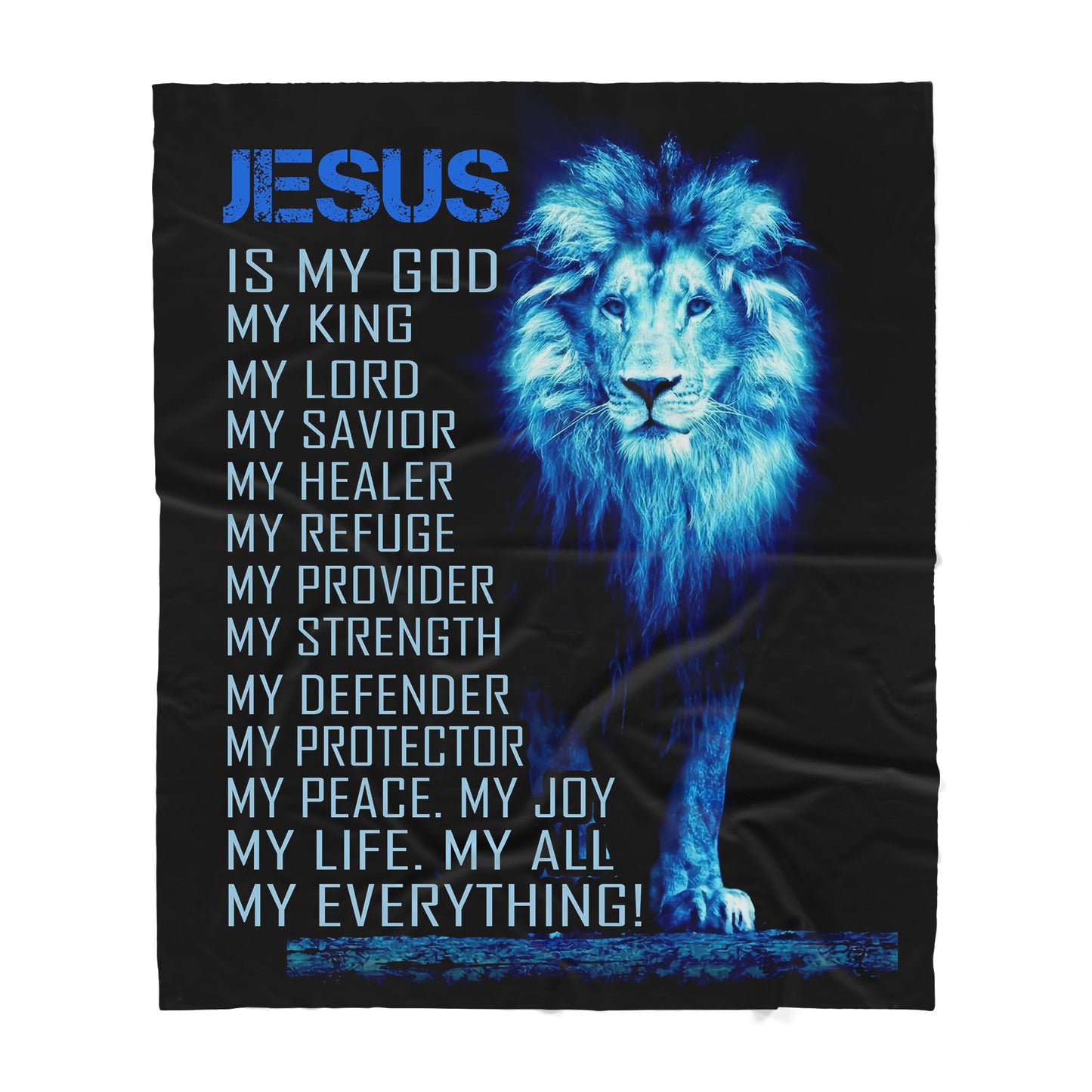 Jesus Sherpa Blanket