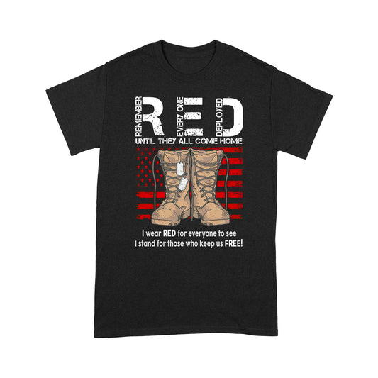 On Friday We Wear Red Classic T-Shirt, Best Gift For Dad Grandpa Veterans