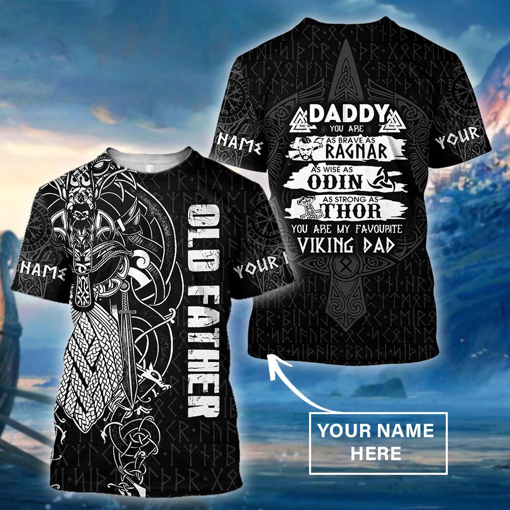 Customize Viking Dad All Over Print - Amaze Style™-Apparel