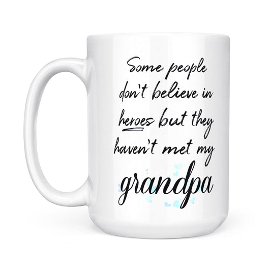 White Mug Best Gift For Dad Grandpa