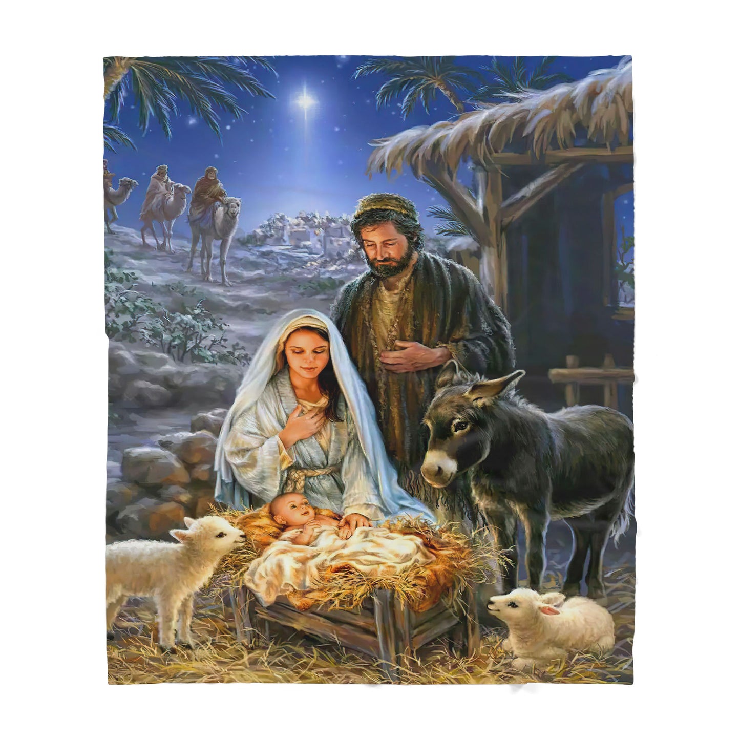 Jesus Blanket - Best gift for Christian - Sherpa Blanket TT