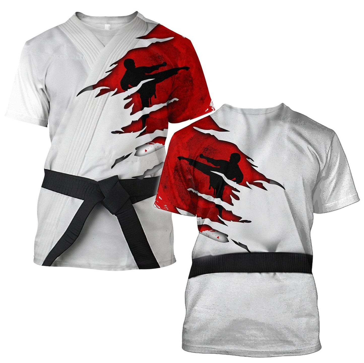 Karate Tattoo 3D All Over Printed Unisex Shirts