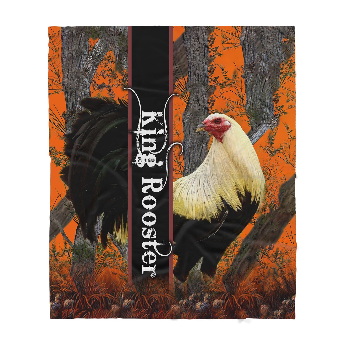 InfiniteStore 3D Printed Rooster Sherpa Blanket ML