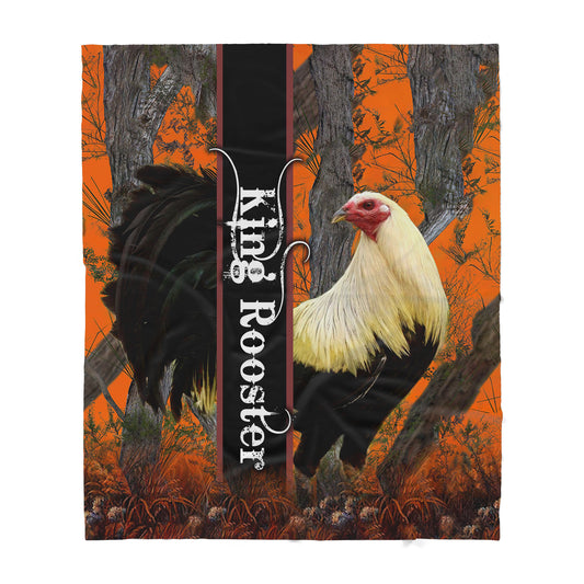 InfiniteStore 3D Printed Rooster Sherpa Blanket ML