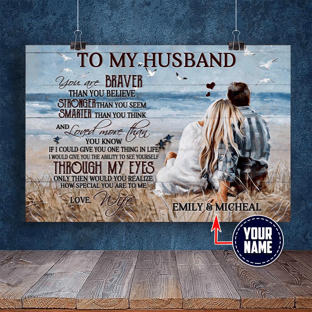 Personalized To my Husband - Couple - Wedding Anniversery XT 20.16