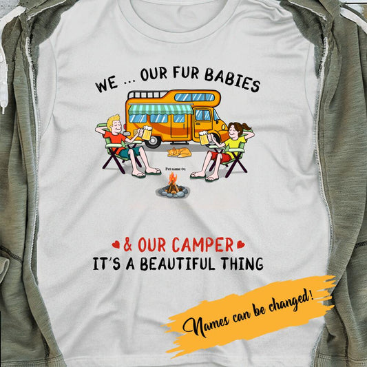 Personalized T-Shirt Our Camper It's A Beautiful Thing