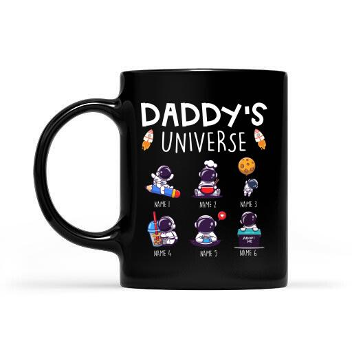 Daddy's Universe Personalized Gift Amazing Mug Astronaut For Father Papa