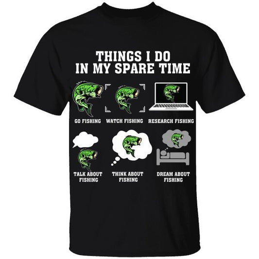 Thing I Do In My Spare Time Personalized T-Shirt, Mug, Best Gifts For Friends And Fishing Lovers
