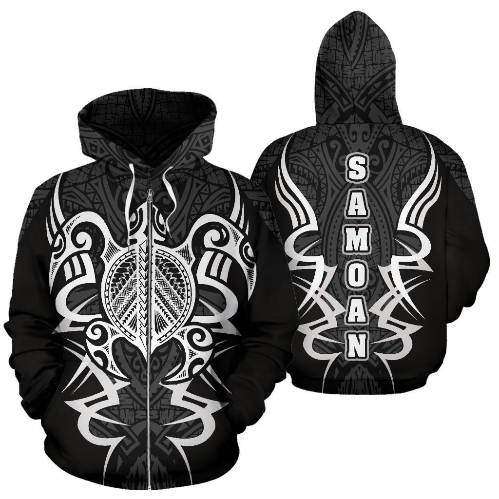 Samoan Turtle Polynesian Hoodie - Armor Style - Amaze Style™-ALL OVER PRINT HOODIES (P)