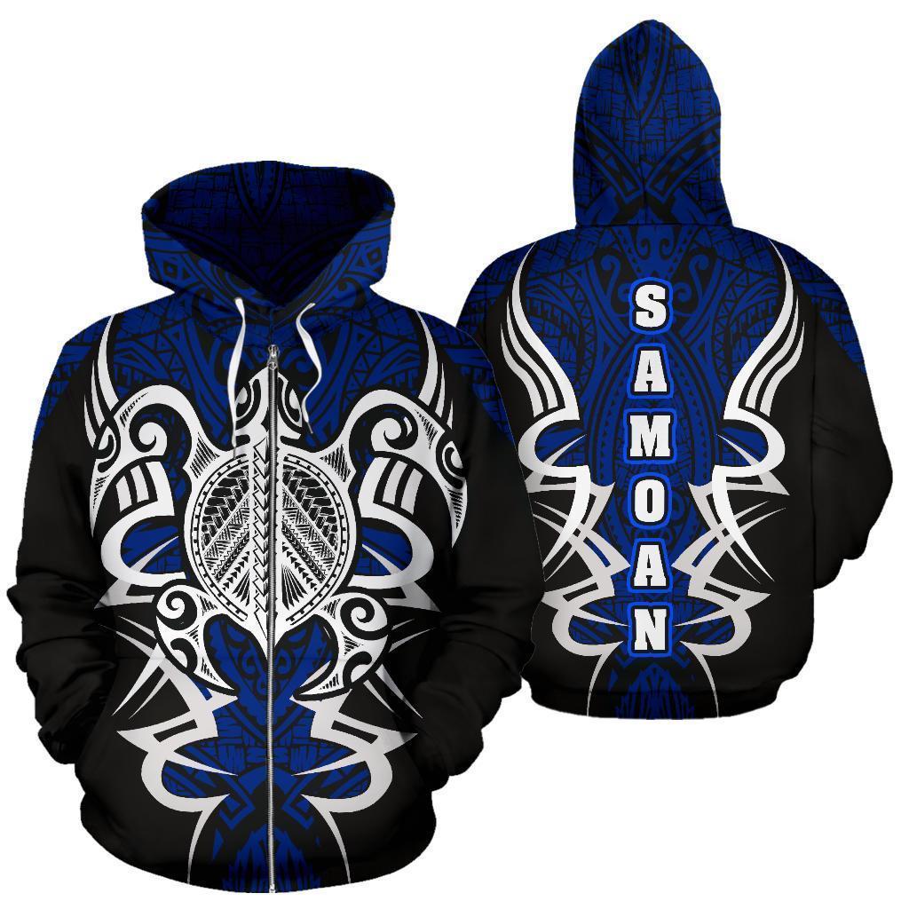 Samoan Turtle Polynesian Hoodie - Armor Style 03 PL - Amaze Style™-ALL OVER PRINT HOODIES (P)